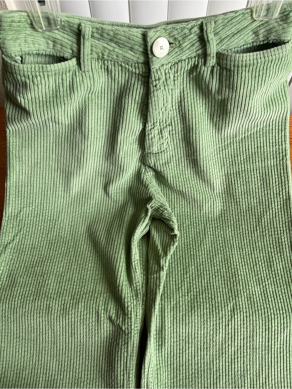 Masscob Corduroy Trousers Green Size EU 40 - Picture 7 of 16